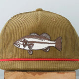 Bass Patch Snap Back Hat - Olive