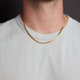 Herringbone Chain - Gold