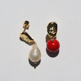 Rez Earrings - Pearl / Bead