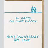More Forever Anniversary Card