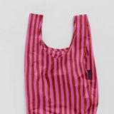 Baby Baggu - Pink & Red Painted Stripes
