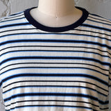 Dawn Tee - Navy Pacific Stripe
