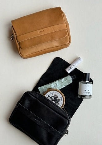 Miramar Toiletry Bag - Saddle