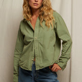 James Poplin Button Down - Aloe