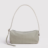 Nylon Loaf Bag - Sage Stripe