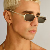 Bizarro Sunglasses - Bright Gold / Clear