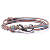 Tactical Cord Bracelet - Orange / Blue