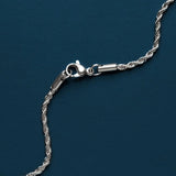 Short Rope Chain - Silver