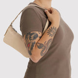 Nylon Pochette - Custard