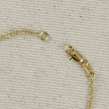 Rounded Figaro Chain Bracelet - Gold