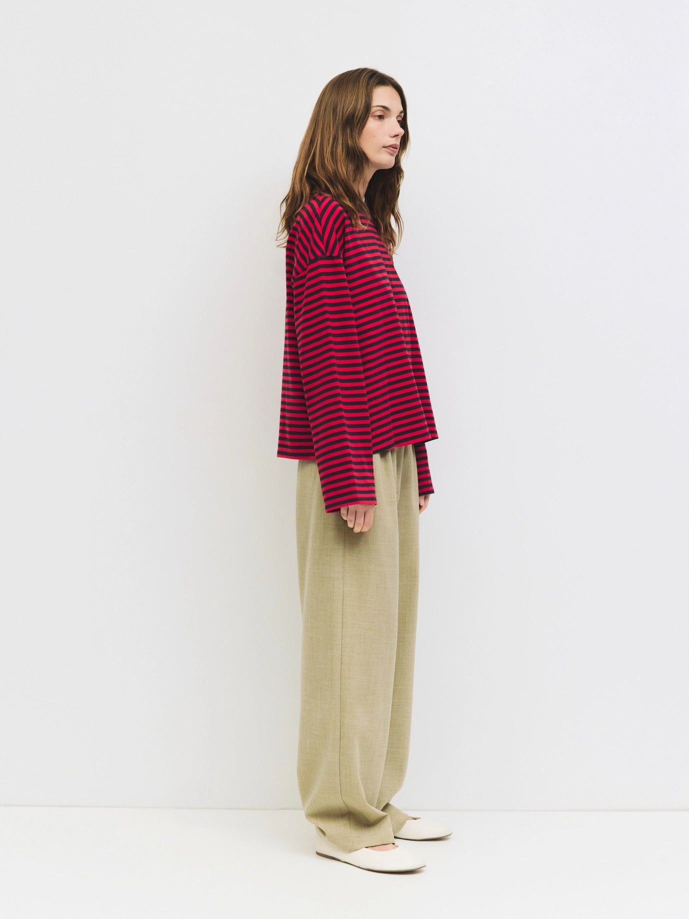 Callahan Top - Navy / Red