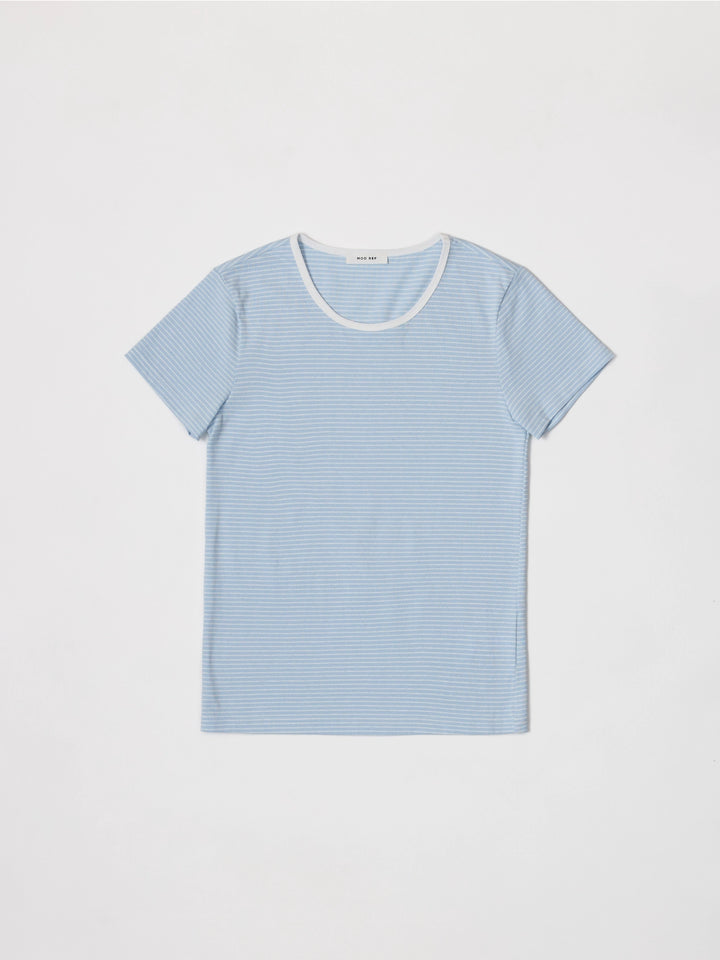 Jemima Top - Blue / White