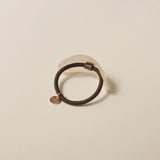 Curved Resin Hair Tie - Crystal Shell