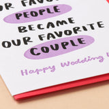 Favorite Couple Card