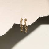 Gemini Chain Studs - Gold