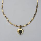 Farrah Heart Necklace - Gold