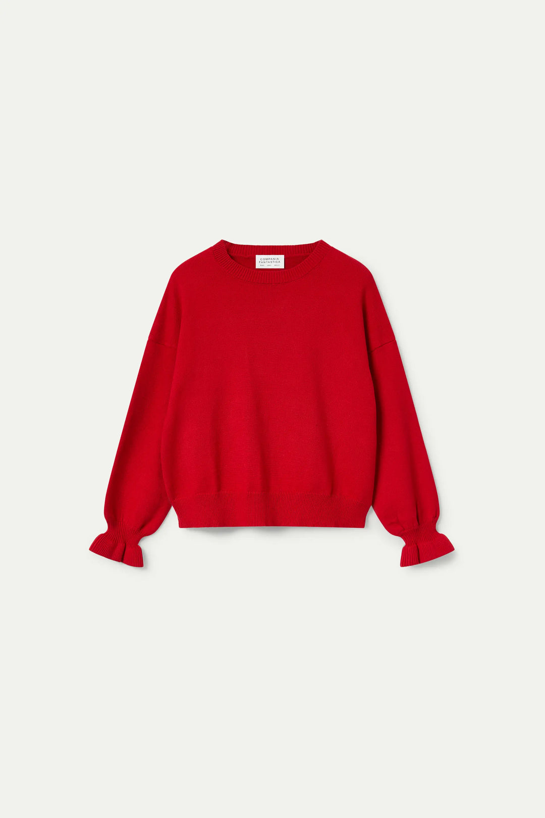 Cuff Sweater - Red