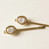 Freshwater Bobby Pin - Gold