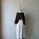 Robyn Tencel Top - Cocoa