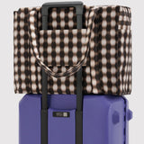 Cloud Carry On - Blurred Gingham Brown