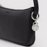 Recycled Leather Pochette - Black