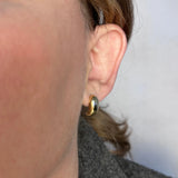 Polished Curved Studs - Gold