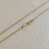 Mini Paperclip Chain - Gold