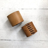Leather Bandana Cuff - Dark Brown