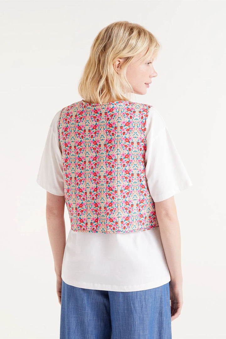 Tie Vest - Floral