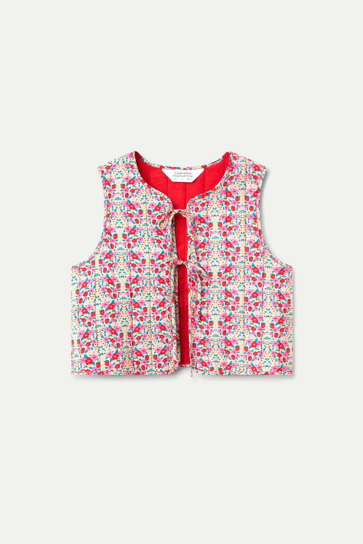 Tie Vest - Floral