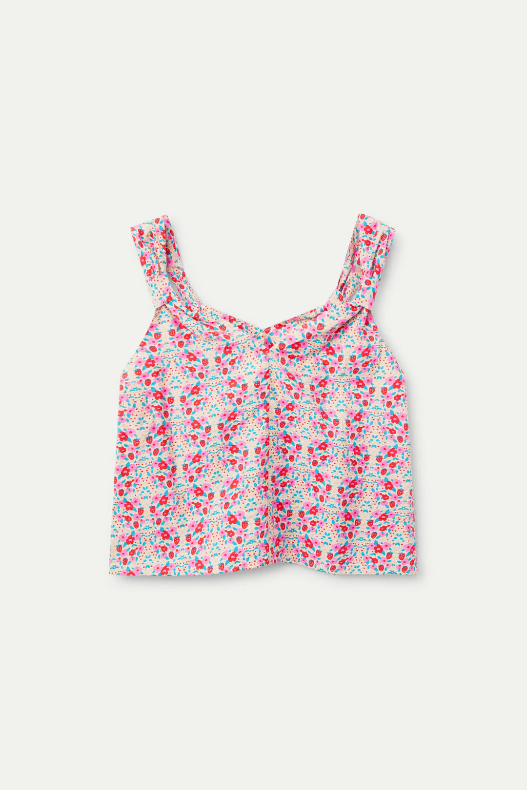 V-Neck Flowy Tank - Floral