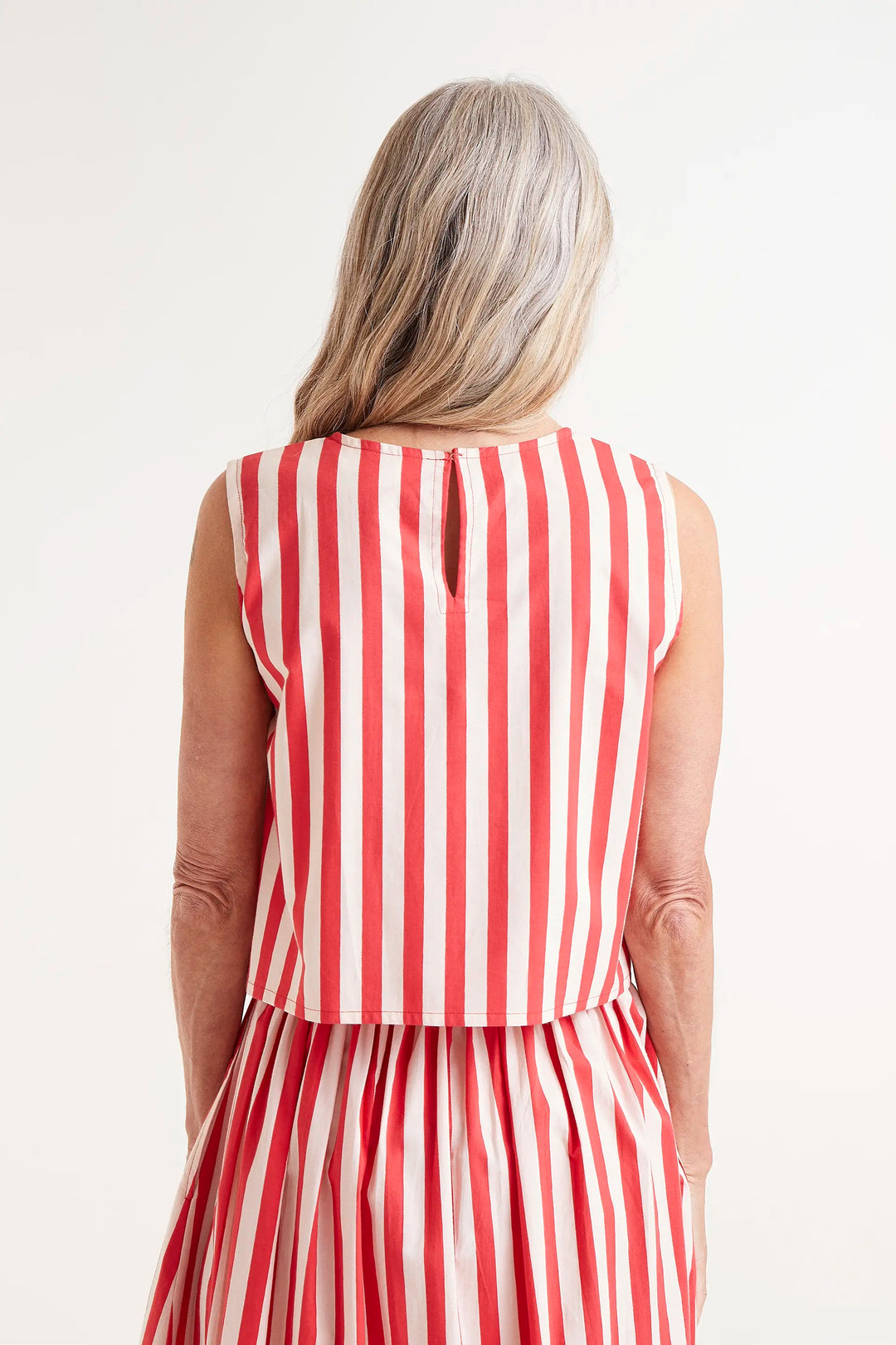 Flowy Tank - Red Stripes