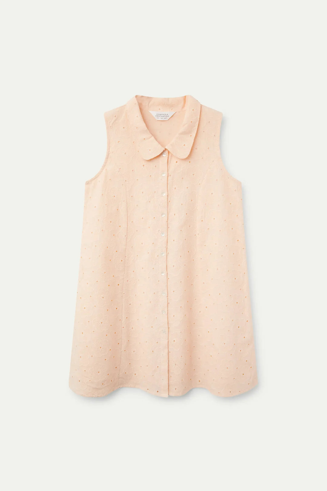 Eyelet Dress - Peach