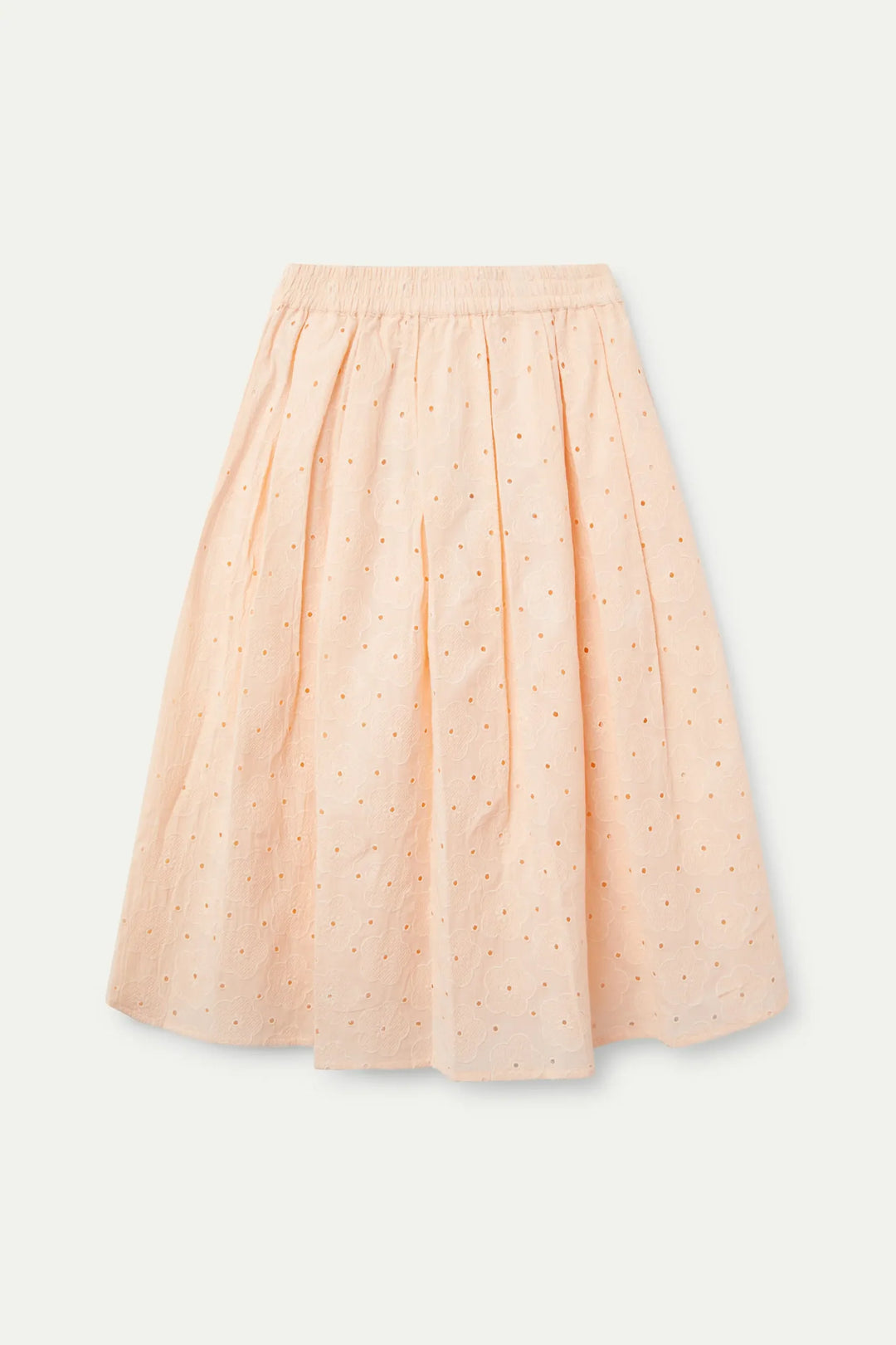 Eyelet Skirt - Peach