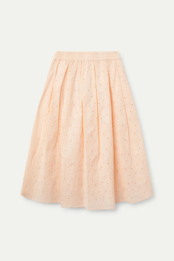 Eyelet Skirt - Peach