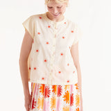 Button Tee Shirt - Sunshine