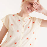 Button Tee Shirt - Sunshine