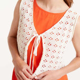 Knit Vest - Off White