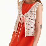 Knit Vest - Off White