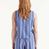Vest - Blue Stripes