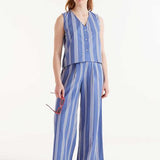 Vest - Blue Stripes