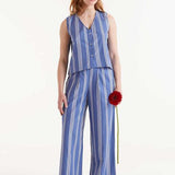 Vest - Blue Stripes