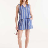 Shorts - Blue Stripes