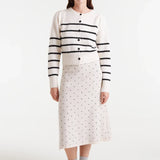 Mini Dots Skirt - White