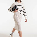 Mini Dots Skirt - White