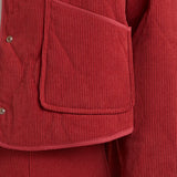Quilted Jacket - Rust