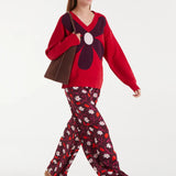 Flower Jumper - Red