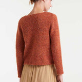 Front Tie Jumper - Orange