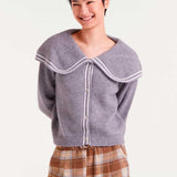 Collared Sweater - Grey