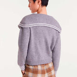 Collared Sweater - Grey